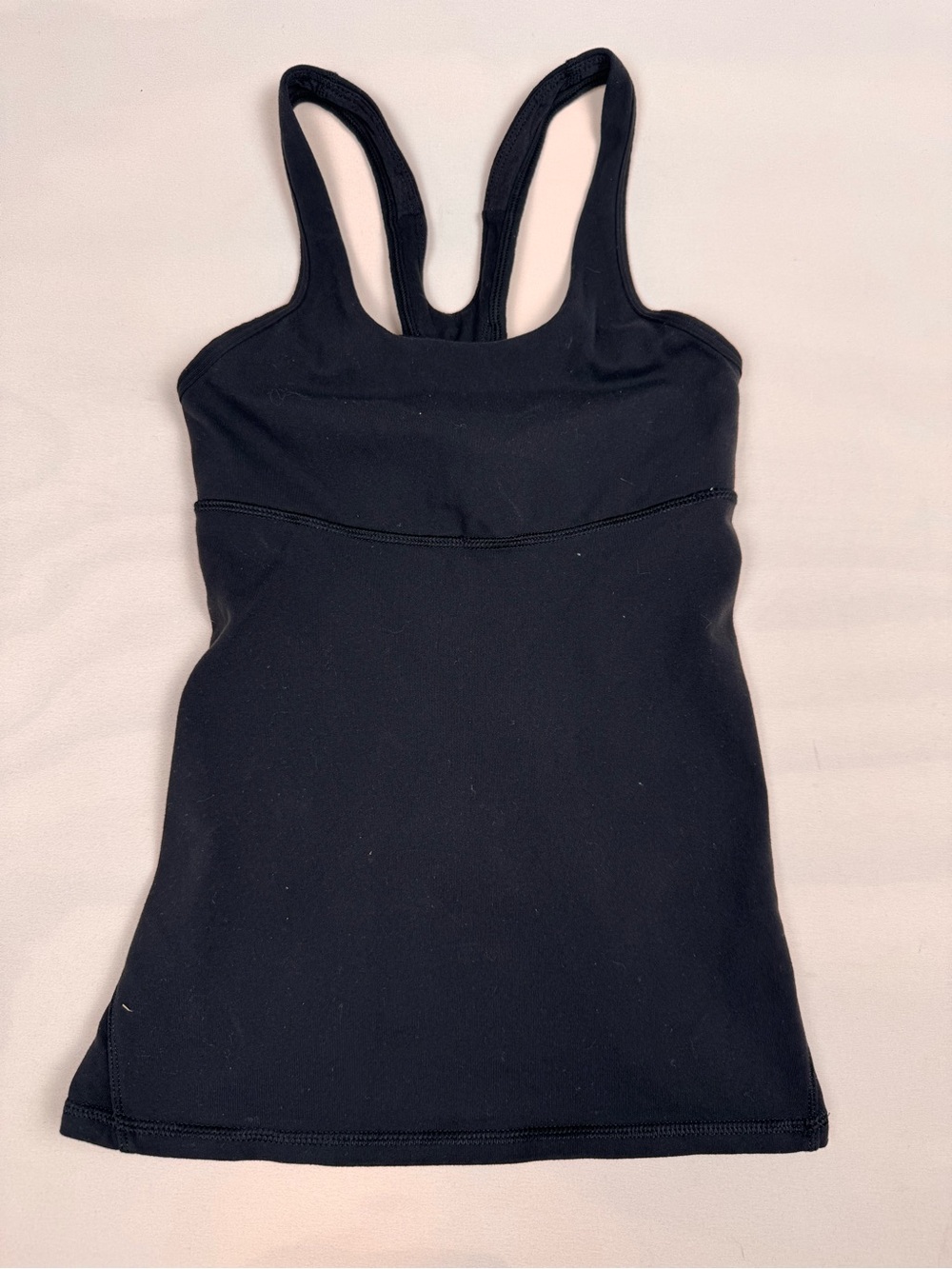 Lululemon Black Workout Tank Built In Bra Women’s 2